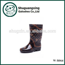 Новые дамы Wellingtons/дождя сапоги, резинка сапоги B-818